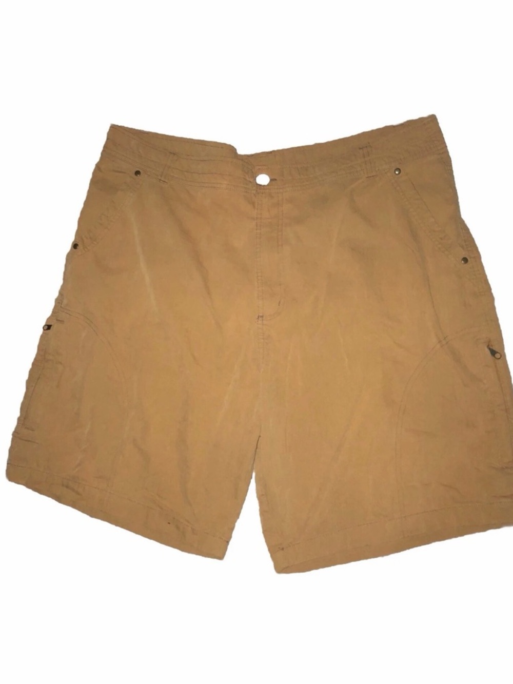 Pacific Trail Utility Tan Shorts Men’s Size 42 Stretch Hiking Outdoor 10” Inseam